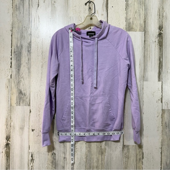 Joe Boxer Purple Pullover Sweater with Drawstring Hood - Picture 3 of 5